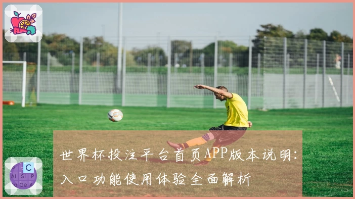 世界杯投注平台首页APP版本说明：入口功能使用体验全面解析